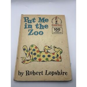 Put Me In The Zoo Robert Lopshire 1960 1st Book Club Edition Vintage Dr. Seuss